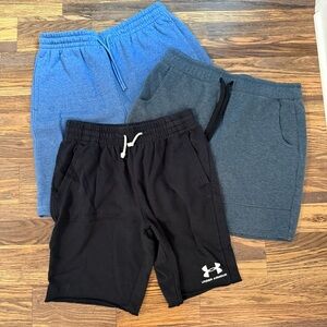 Bundle of men’s fleece shorts